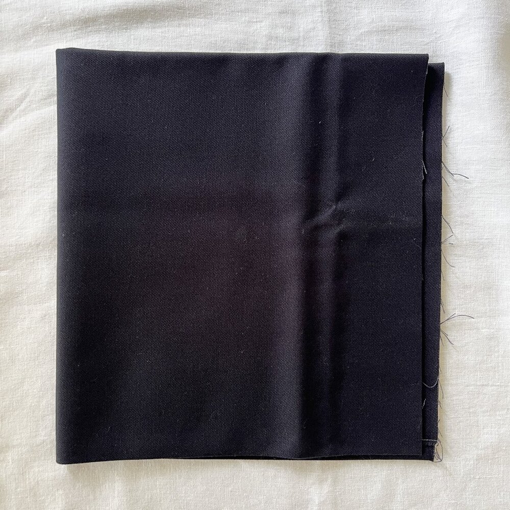 0.5 yd - Navy Cotton / Canvas